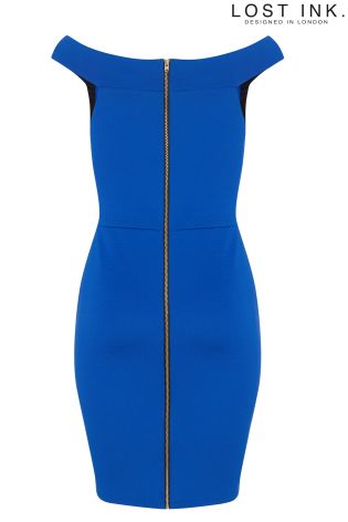 Lost Ink Bodycon Dress